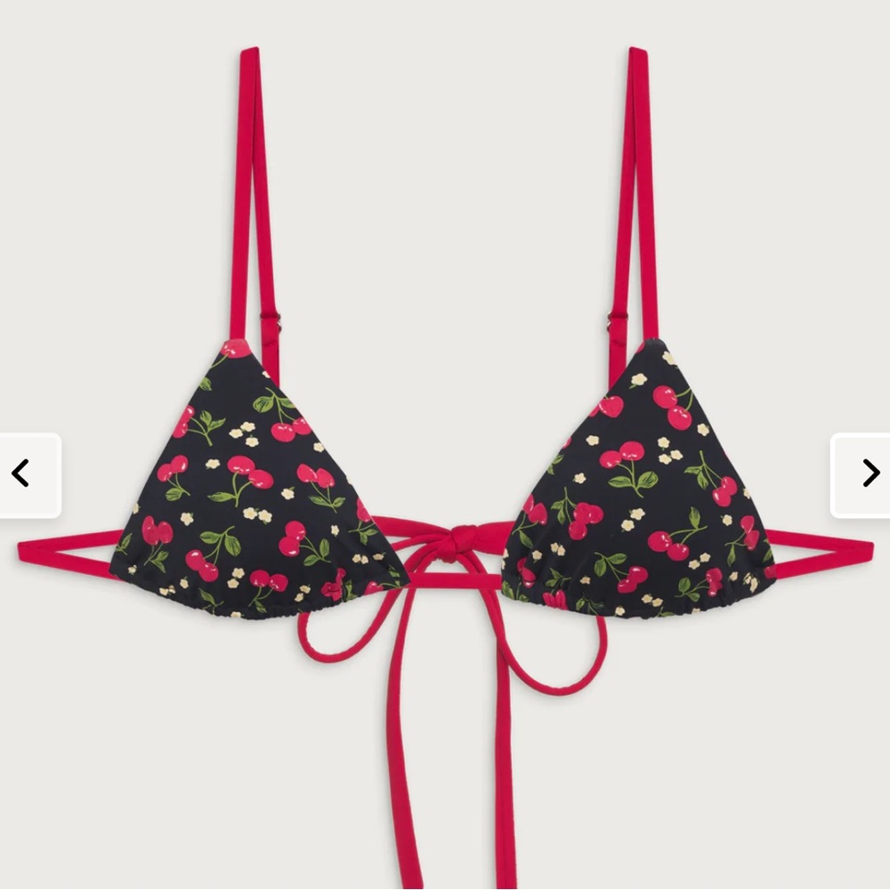 NWT Frankie’s Bikinis Lumia triangle brallette bikini top FREE SHIPPING